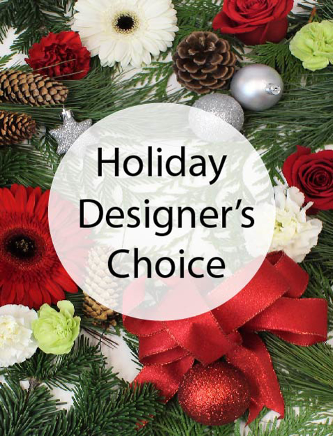 Designer's Choice Holiday  Arrangement Flower Bouquet