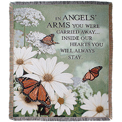 "Angels' Arms" Woven Tapestry Throw
