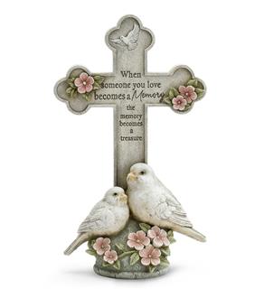 Doves with Cross Figure