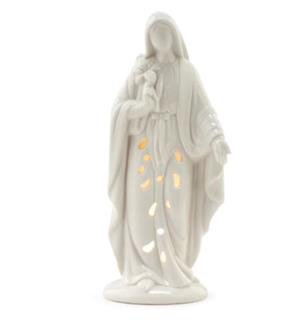 Mary Lighted Stature