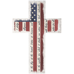 "Pledge Of Allegiance" Wall Cross