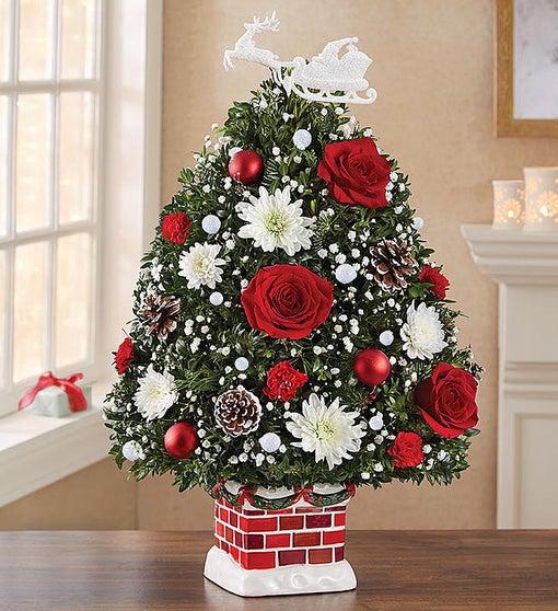 The Night Before Christmas Holiday Flower Tree® Flower Bouquet