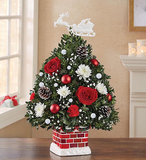 The Night Before Christmas Holiday Flower Tree® Flower Bouquet