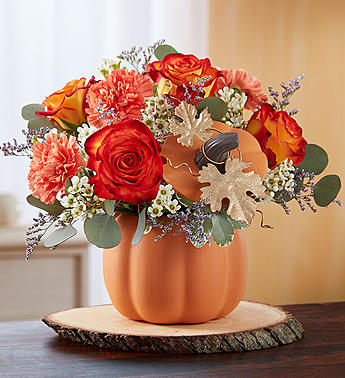 Pumpkin Petals™ Flower Bouquet