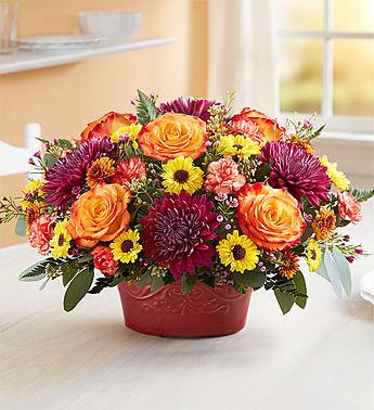 Autumn Gathering™ Casserole Dish by Pfaltzgraff™ Flower Bouquet