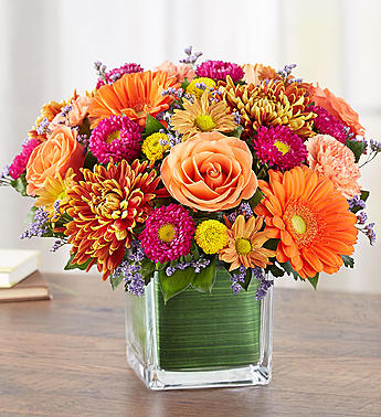 Brilliant Autumn Medley™ Flower Bouquet