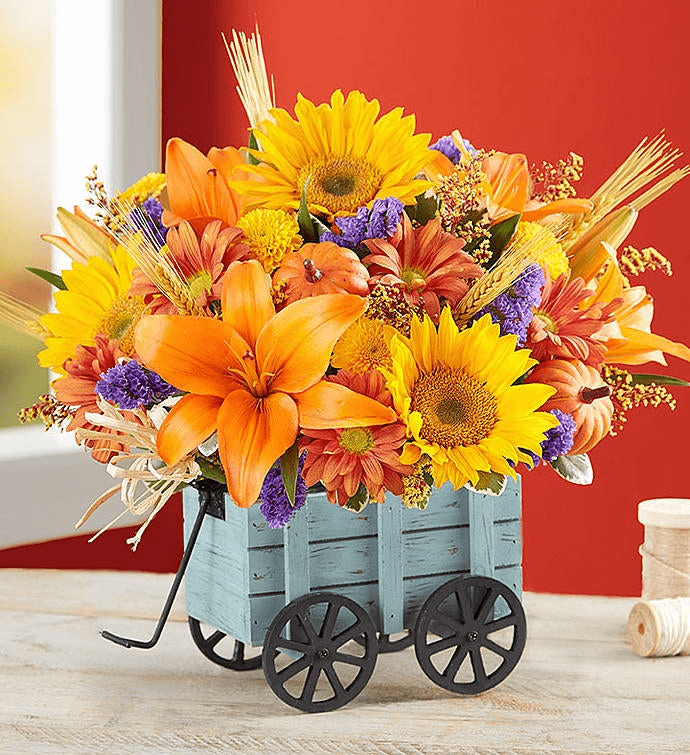 Harvest Hayride™ Flower Arrangement Flower Bouquet