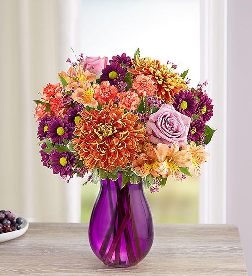 Plum Crazy™ For Fall Flower Bouquet
