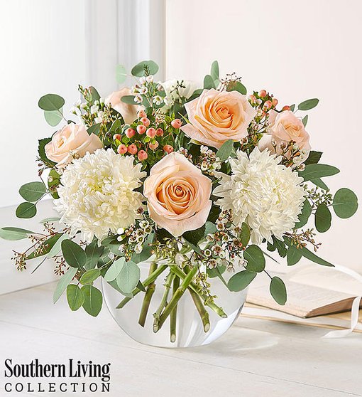 Peach Splendor by Southern Living® Flower Bouquet