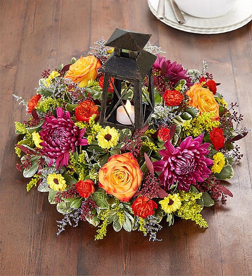 Brilliant Autumn™ Centerpiece Flower Bouquet
