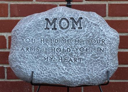 Mom In My Heart Concrete Stone