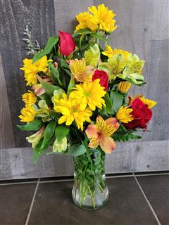 Blooms For You **One Sided Arrangement**