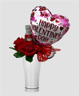 20oz Valentine Rose SIC Cup Flower Bouquet