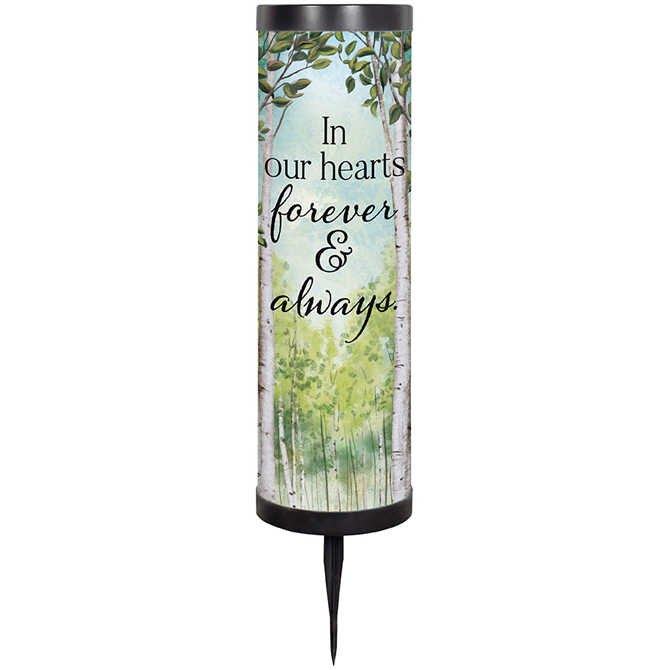 "Forever & Always" Memorial Pillar