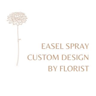 Easel Spray Custom Design by Florist