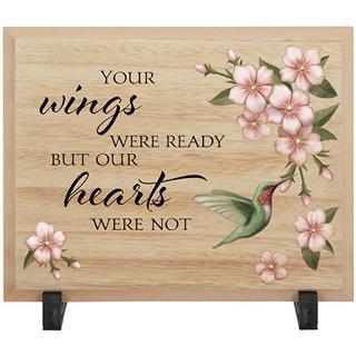 Wings Table Decor Plaque