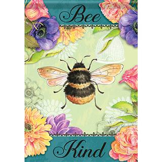 Bee Kind Garden Flag With Stand