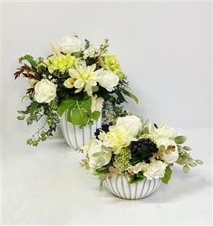 Welcoming White Silk Bouquet