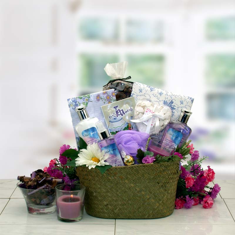 The Healing Spa Gift Basket Flower Bouquet
