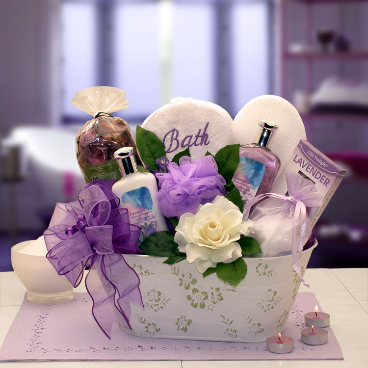 Tranquil Delights Bath & Body Gift Set Flower Bouquet