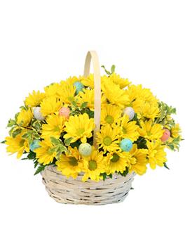 Easter Egg-spression Basket Flower Bouquet