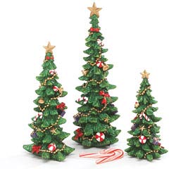 Md Figurine Resin Christmas Tree