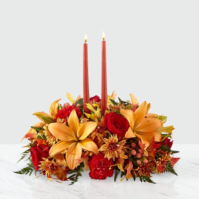 Bright Autumn™ Centerpiece - Premium Flower Bouquet
