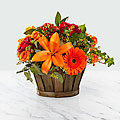 Harvest Memories™ Basket - Exquisite Flower Bouquet
