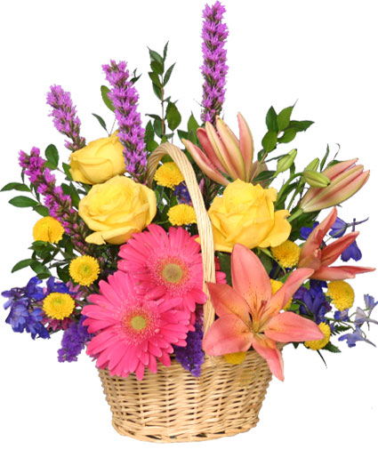 HAVE A SUNNY DAY! Flower Basket - DNU