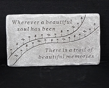 Beautiful Soul Concrete Memorial Stone