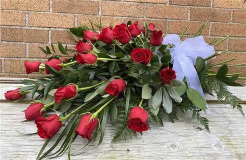 Casket Spray Rose Bouquet 