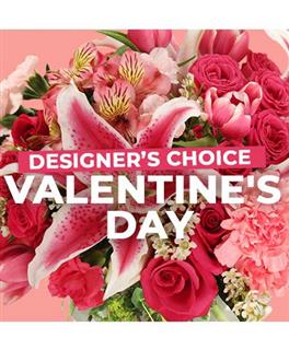 Designers Choice Valentines Day Flower Bouquet