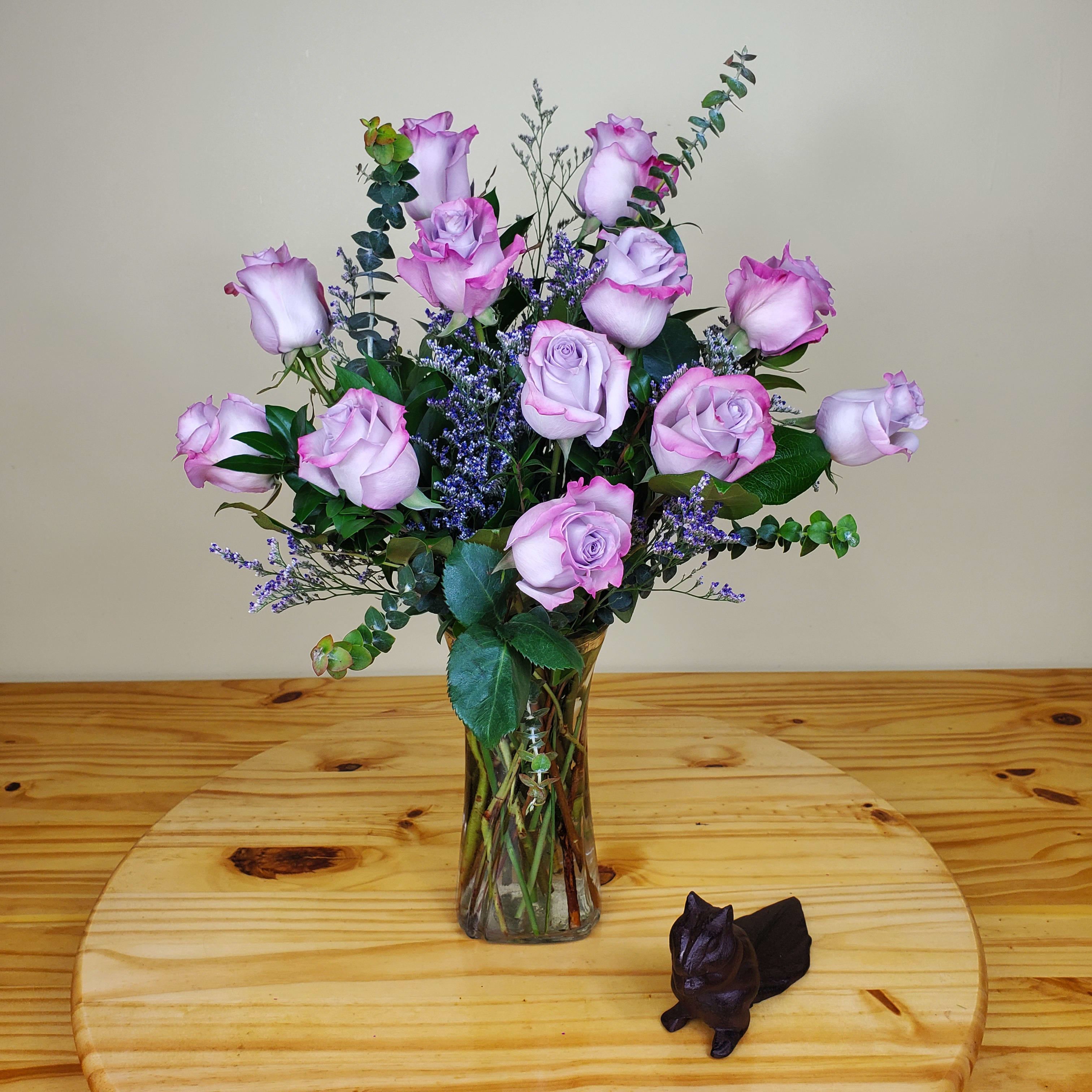 Purple Dozen Flower Bouquet