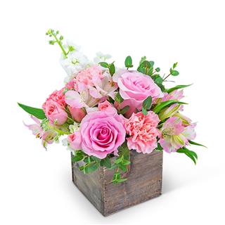 Pink Petal-Pusher Flower Bouquet