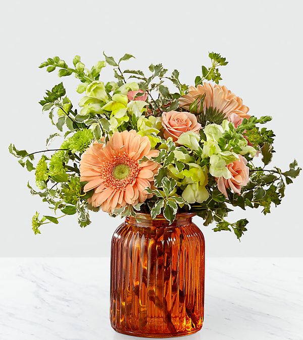 Peachy Keen™ Bouquet by FTD® - VASE INCLUDED
