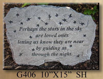 Stepping stone "Perhaps the stars in the sky"