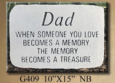 Stepping stone "Dad when someone you love becomes a memory"