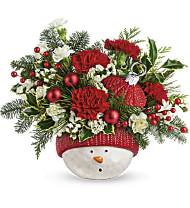  Snowman Ornament Bouquet 