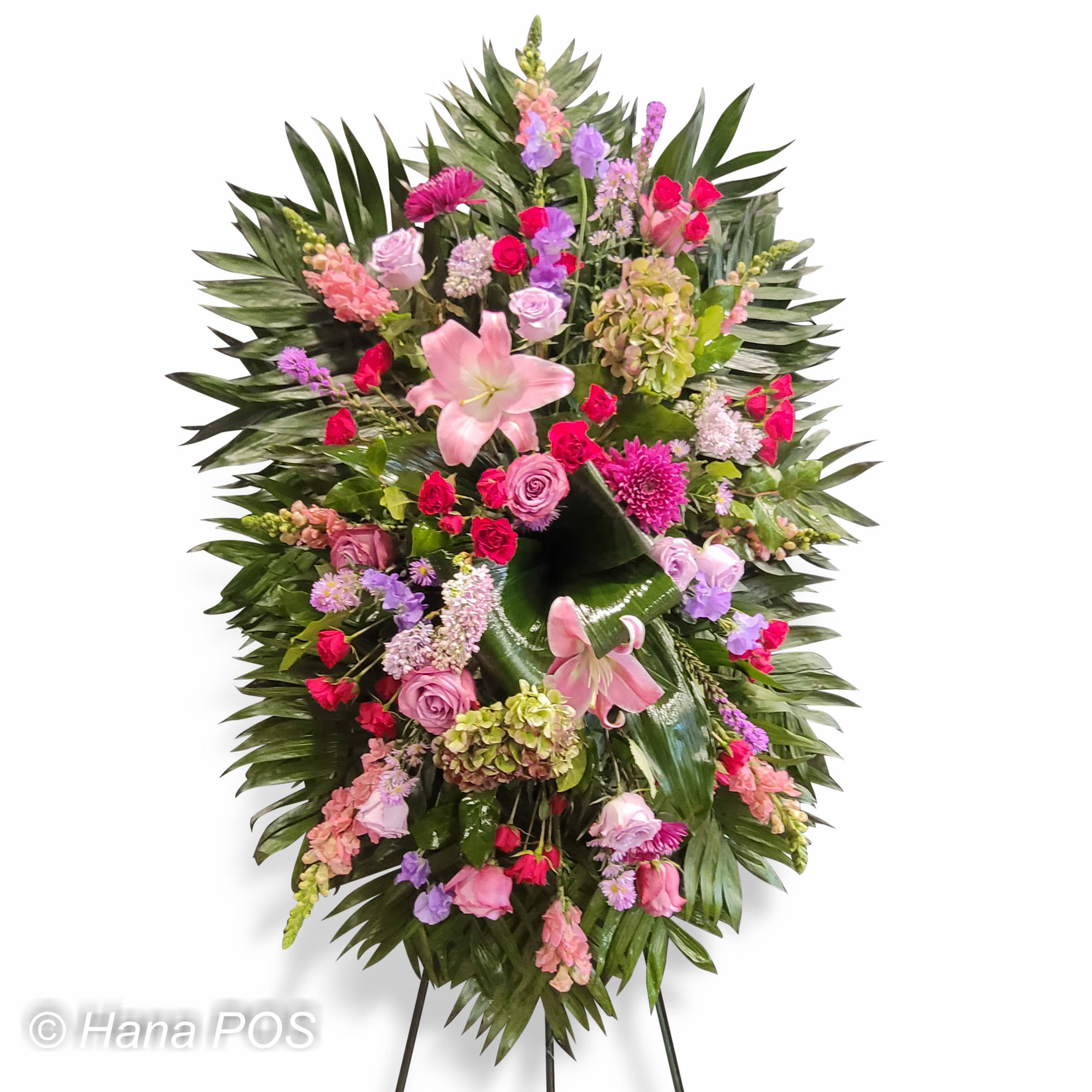 Kind & Loving Standing Casket Spray Flower Bouquet