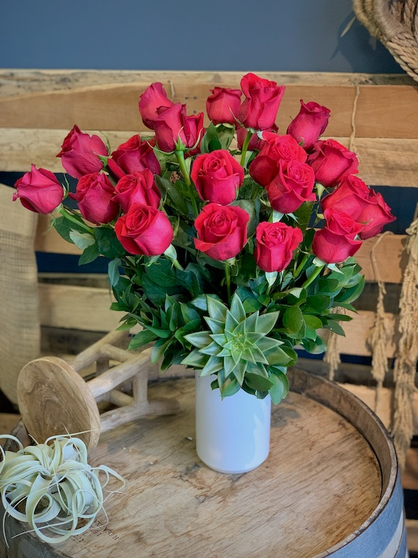 Timeless X2 Red Roses Flower Bouquet