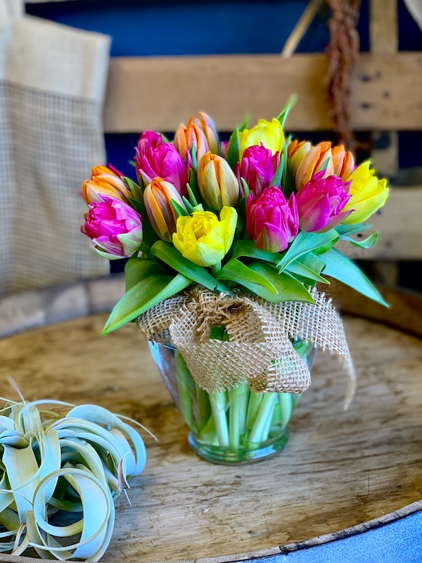 Double Tulip Song Flower Bouquet