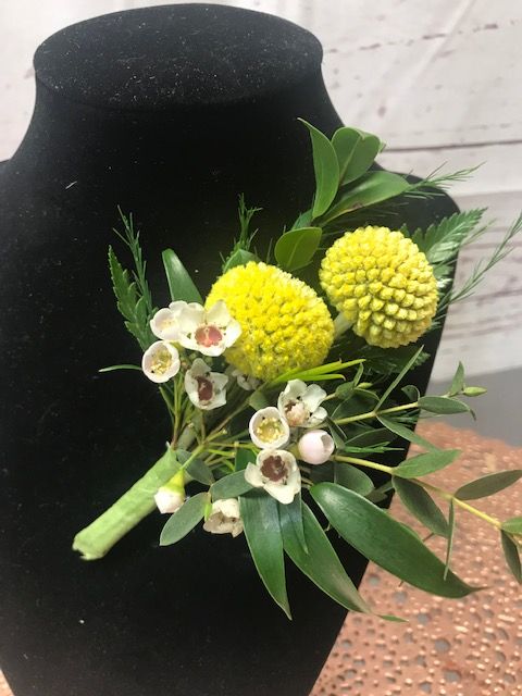Perky Plumes and Protea Wedding Flowers