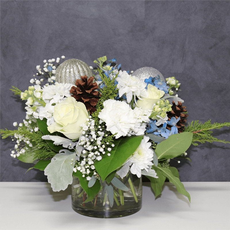 Christmas in a Vase Flower Bouquet