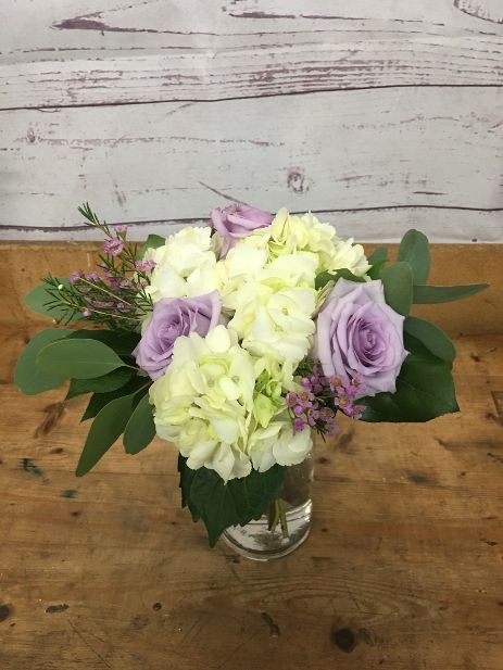 Delicate Blush and Lavender Wedding Flowers