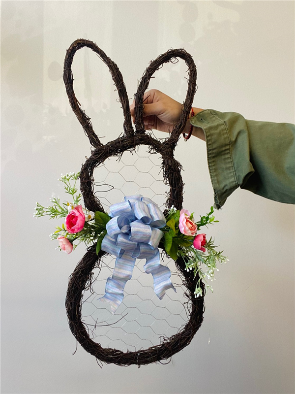Bunny Shape Wreath Flower Bouquet