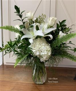 White Ori Beauty Flower Bouquet