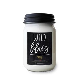 Farmhouse Mason Jar 13 oz:  Wild Lilacs