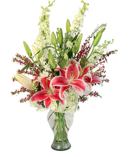 Deeply Dedicated Vase Arrangement Flower Bouquet