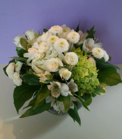 GRACEFUL GARDEN BUBBLE BOWL Flower Bouquet