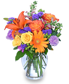 SUNSET WALTZ Flower Bouquet